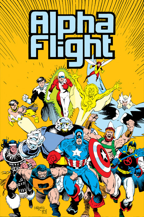 Alpha Flight By Mantlo & Lee Omnibus Mike Mignola Cover [DM Only]