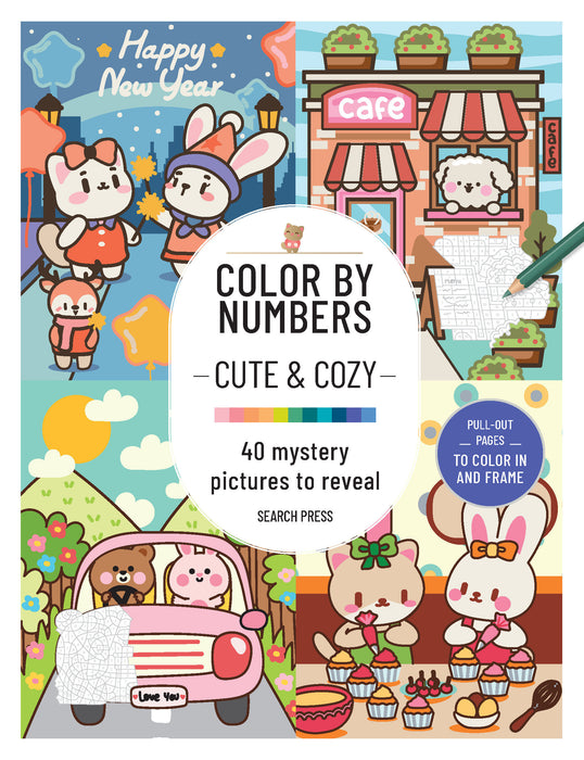 Color by Numbers Cute and Cozy