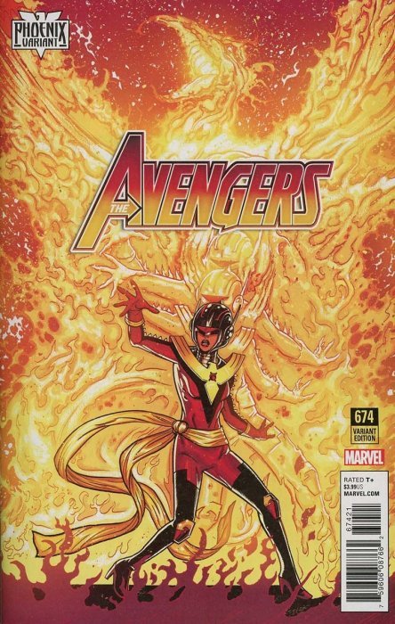 Avengers (2017) #674 (Schoonover Phoenix Var Leg)