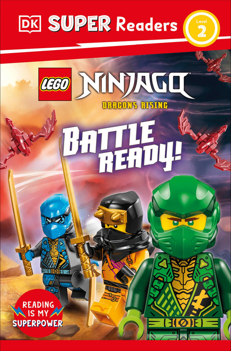 DK Super Readers Level 2 LEGO NINJAGO Dragons Rising Battle Ready! SC
