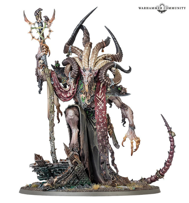 Warhammer Age of Sigmar SKAVEN: VIZZIK SKOUR PROPHET HORNED RAT