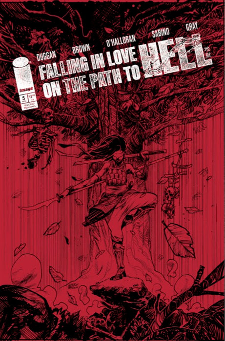 FALLING IN LOVE ON THE PATH TO HELL #5 Second Printing Cvr A Garry Brown