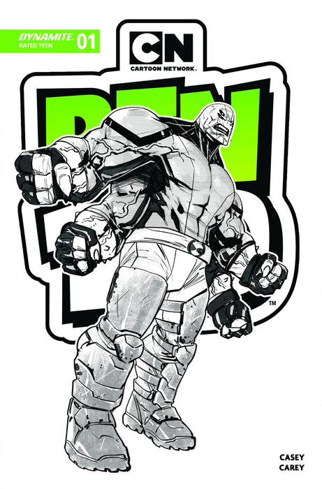 BEN 10 #1 2ND PRINTING CVR B INC 1:10 ROBERT CAREY VIRGIN VAR