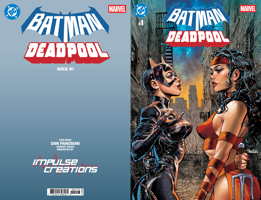 DC MARVEL BATMAN DEADPOOL #1 (ONE SHOT) Dan Panosian Impulse Creations Exclusive  (Trade Dress)