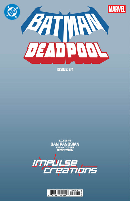 DC MARVEL BATMAN DEADPOOL #1 (ONE SHOT) Dan Panosian Impulse Creations Exclusive  (Trade Dress)
