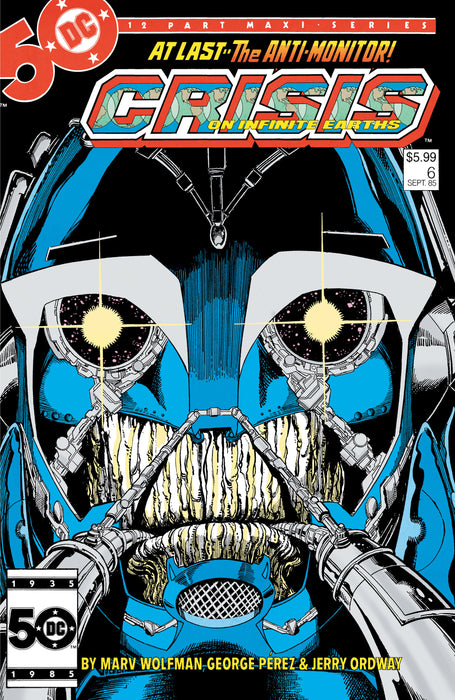 CRISIS ON INFINITE EARTHS #6 FACSIMILE EDITION CVR B GEORGE PEREZ FOIL VAR