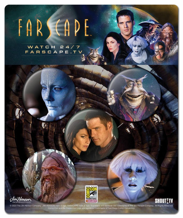 Farscape Pin Set SDCC Exclusive