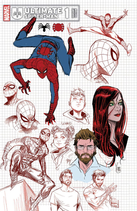 ULTIMATE SPIDER-MAN #1 1:10 MARCO CHECCHETTO DESIGN VARIANT