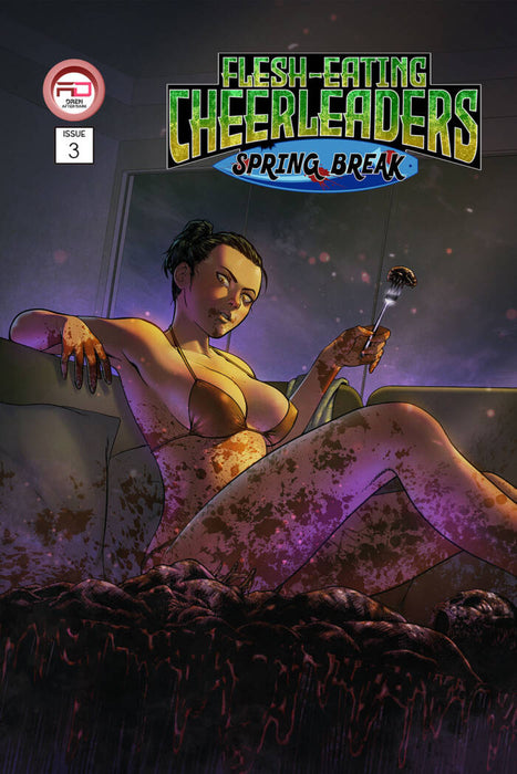 Flesh Eating Cheerleaders: Spring Break #3 Cover B – Felipe Obando