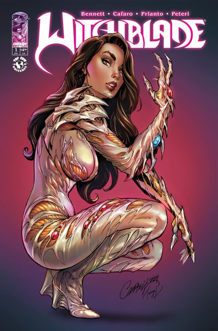 Witchblade (2024) #1 Cover F (1/50): J.Scott Campbell