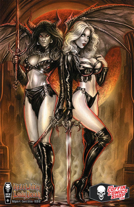 Hellwitch / Lady Death: Hellgasm - Comic Shop Covert Edition (Signed by Brian Pulido)