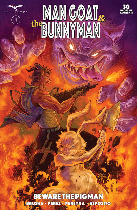 MAN GOAT & BUNNYMAN BEWARE THE PIGMAN #1 (OF 3) CVR A FAJARDO