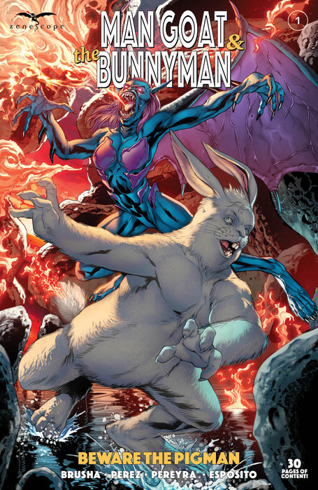 MAN GOAT & BUNNYMAN BEWARE THE PIGMAN #1 (OF 3) CVR B VITORINO