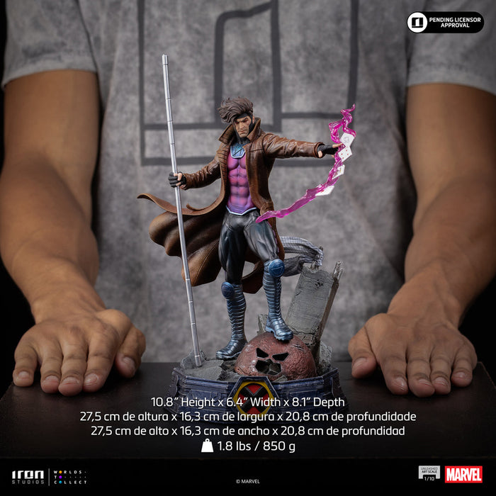 Statue Gambit Unleashed - X-Men - Art Scale 1/10 - Iron Studios
