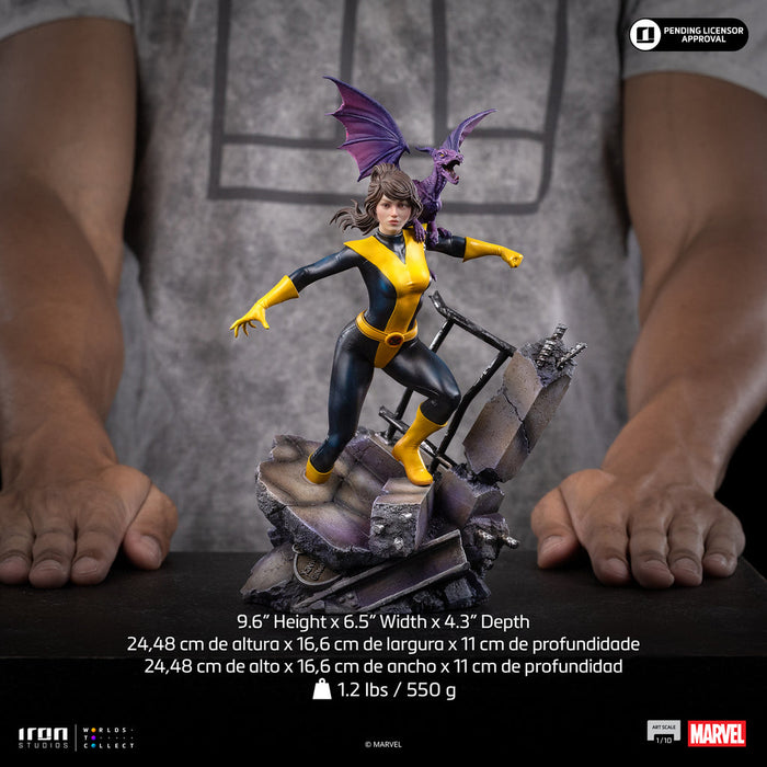 Statue Kitty Pride & Lockheed - X-Men Comics - BDS Art Scale 1/10 - Iron Studios