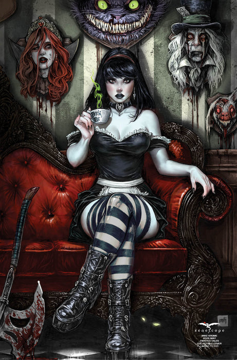 Grimm Fairy Tales: Dark Circus Cosplay Pin Up Book Mike Krome - 2026 May Twisted Tales Collectible Cover - LE 200
