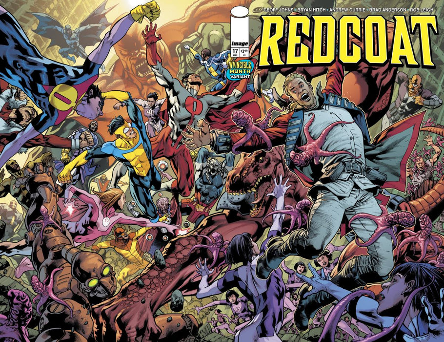 REDCOAT #17 Cover D Invincible Team-Up variant by Bryan Hitch & Brad Anderson