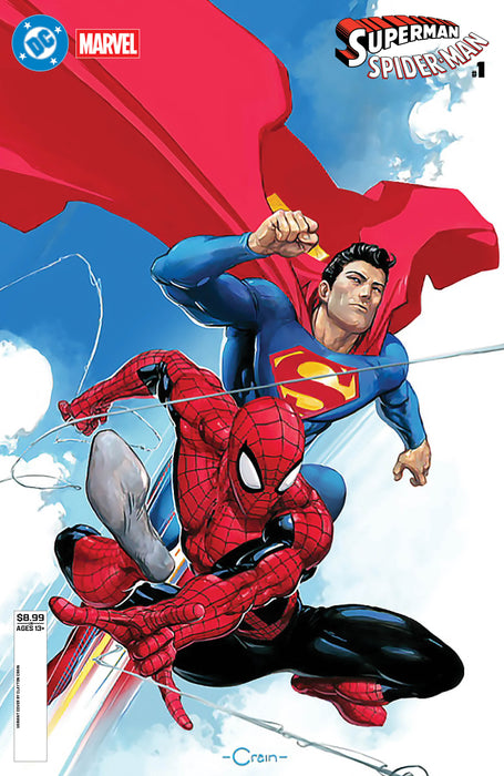 SUPERMAN/SPIDER-MAN #1 Clayton Crain Cardstock