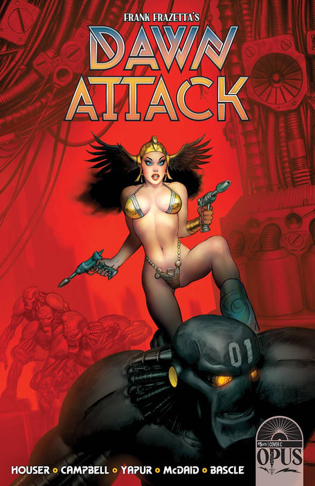 FRANK FRAZETTAS DAWN ATTACK #5 (OF 5) CVR D LAWLIS