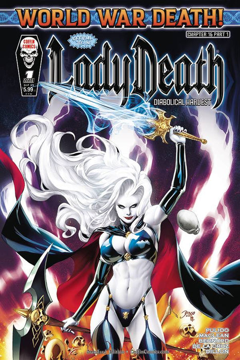 LADY DEATH DIABOLICAL HARVEST #1 (OF 2) CVR A  STANDARD BERN (signed by Brian Pulido)