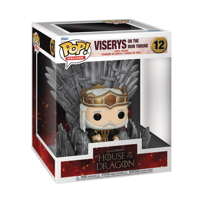 POP DLX HOTD S2 VISERYS ON THRONE