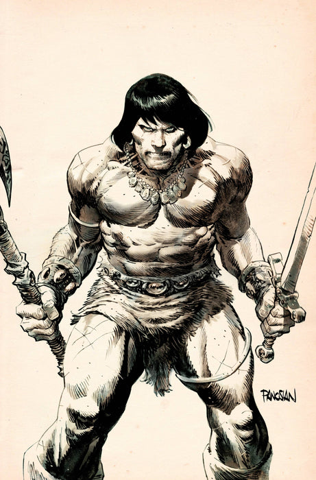 CONAN BARBARIAN #1 CVR K 25 COPY INCV PANOSIAN VIRGIN B&W (M