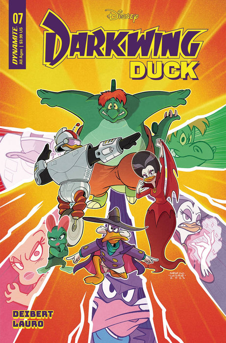 DARKWING DUCK #7 CVR F 10 COPY INCV LAURO ORIGINAL