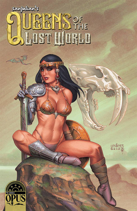 SANJULIAN QUEEN LOST WORLD #4 CVR D 10 COPY LINSNER