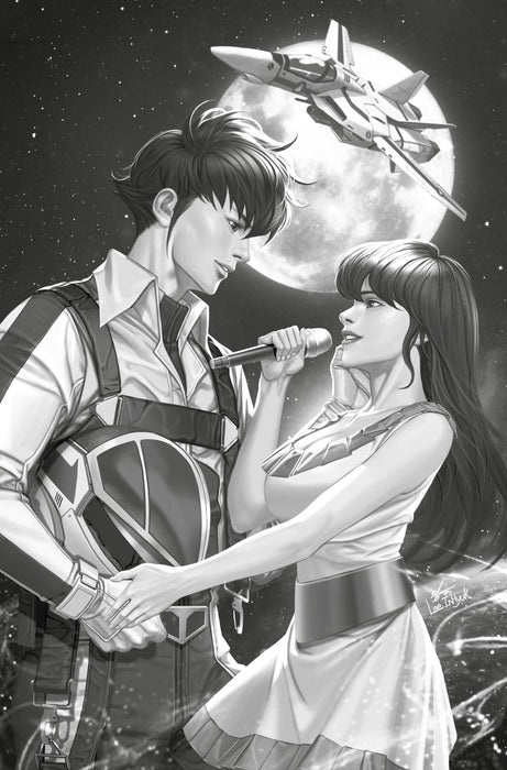ROBOTECH RICK HUNTER #1 (OF 4) CVR H 10 COPY INCV LEE VIRGIN B&W INKS
