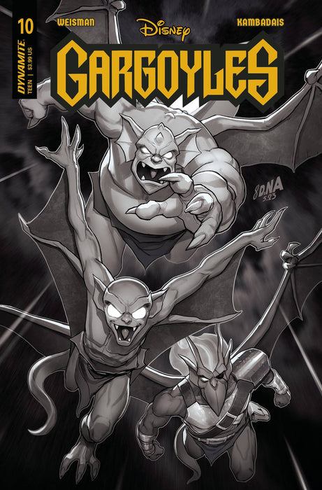 GARGOYLES #10 CVR H 10 COPY INCV NAKAYAMA B&W