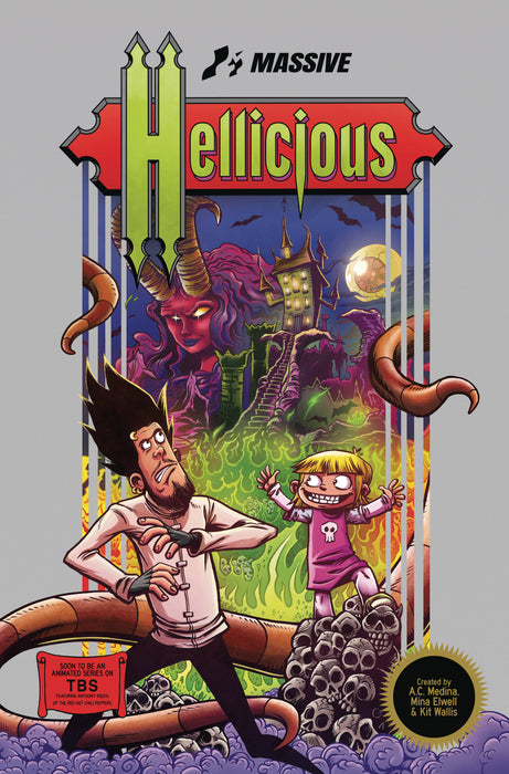 HELLICIOUS #1 CVR C RICHARDSON VIDEO GAME HOMAGE