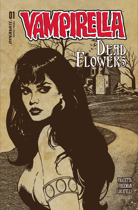 VAMPIRELLA DEAD FLOWERS #1 (OF 4) CVR D FRAZETTA & FREEMAN