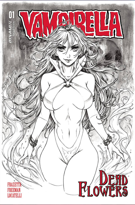 VAMPIRELLA DEAD FLOWERS #1 (OF 4) CVR I 10 COPY INCV TURNER LINE ART