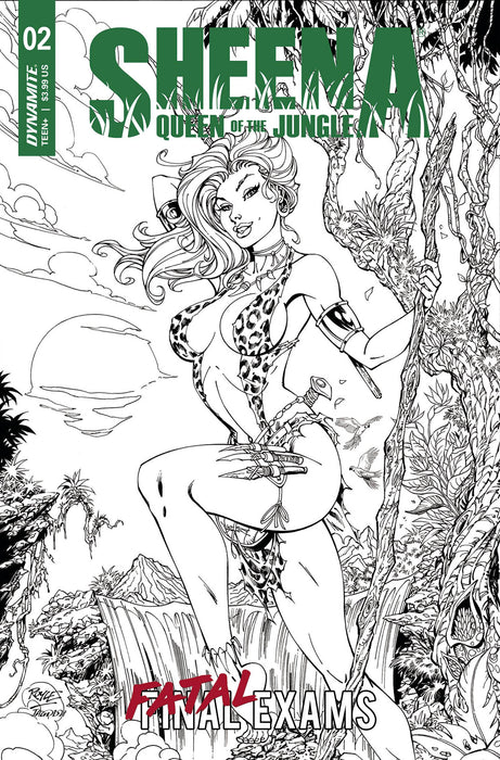 SHEENA QUEEN OF JUNGLE #2 CVR F 10 COPY INCV ROYLE LINE ART