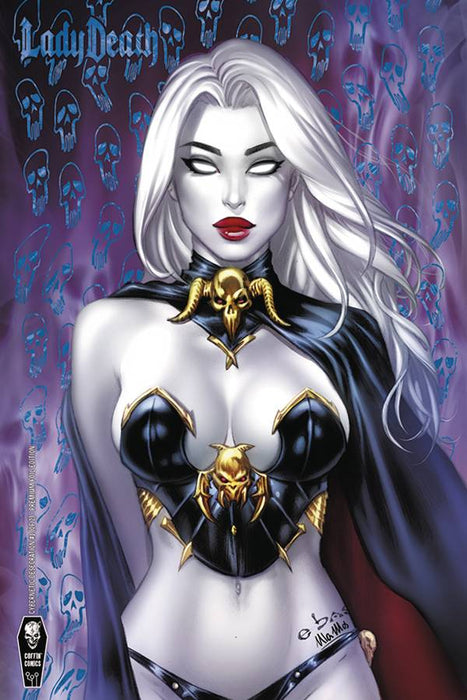 LADY DEATH CYBERNETIC DESECRATION #1 (OF 2) CVR C BASALDUA PREMIUM FOIL (Signed by Brian Pulido)