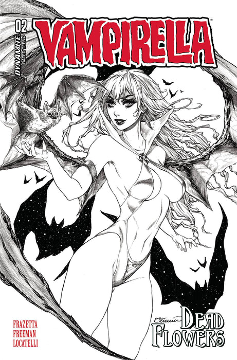 VAMPIRELLA DEAD FLOWERS #2 (OF 4) CVR F 10 COPY INCV TURNER LINE ART