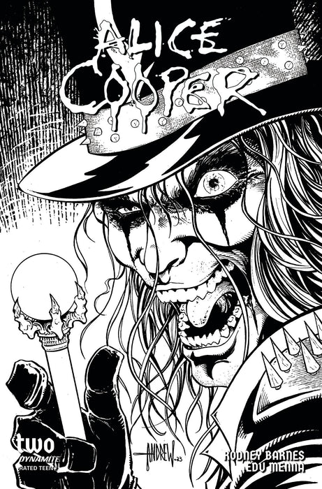 ALICE COOPER #2 (OF 5) CVR F 10 COPY INCV MANGUM LINE ART