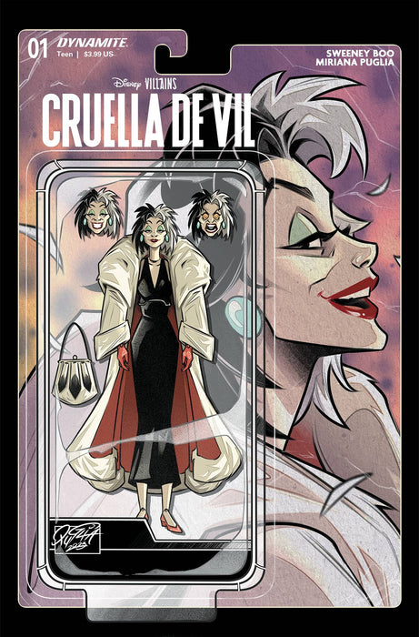 DISNEY VILLAINS CRUELLA DE VIL #1 CVR D ACTION FIGURE