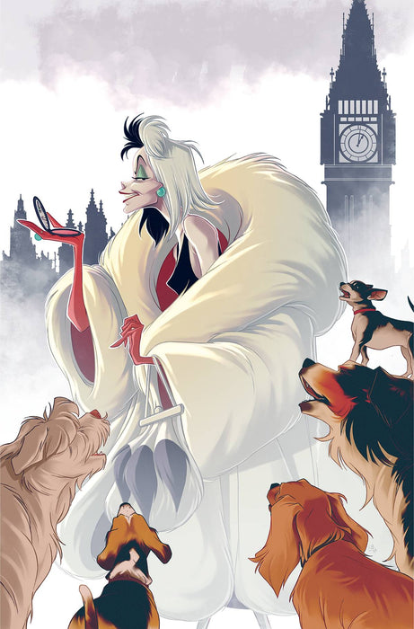 DISNEY VILLAINS CRUELLA DE VIL #1 CVR K BOO METAL PREMIUM