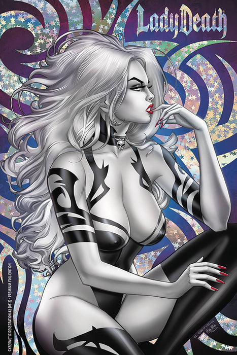 LADY DEATH CYBERNETIC DESECRATION #2 (OF 2) CVR C RICH ORTIZ PREMIUM FOIL