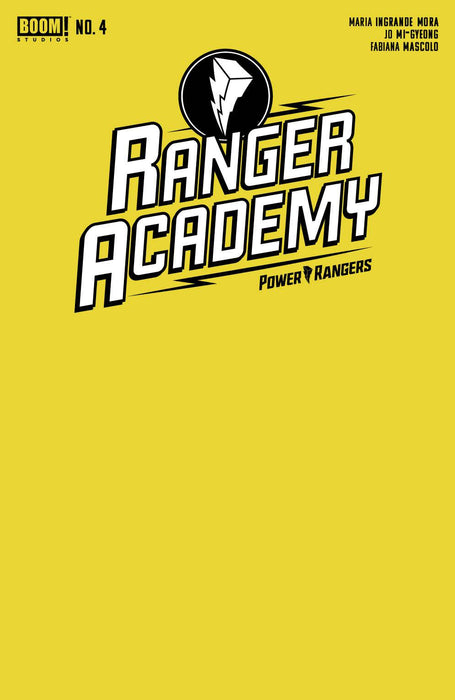 RANGER ACADEMY #4 CVR B YELLOW BLANK SKETCH VAR