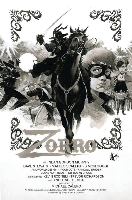 ZORRO MAN OF THE DEAD #1 (OF 4) CVR F 10 COPY INCV SCALERA