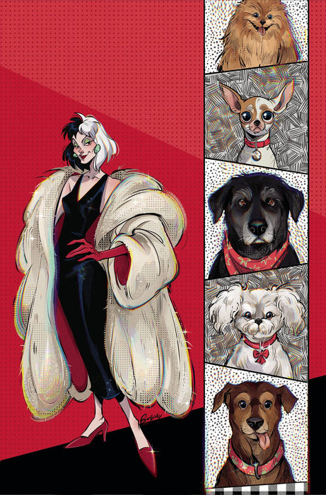 DISNEY VILLAINS CRUELLA DE VIL #2 CVR F 10 COPY INCV LUSKY VIRGIN