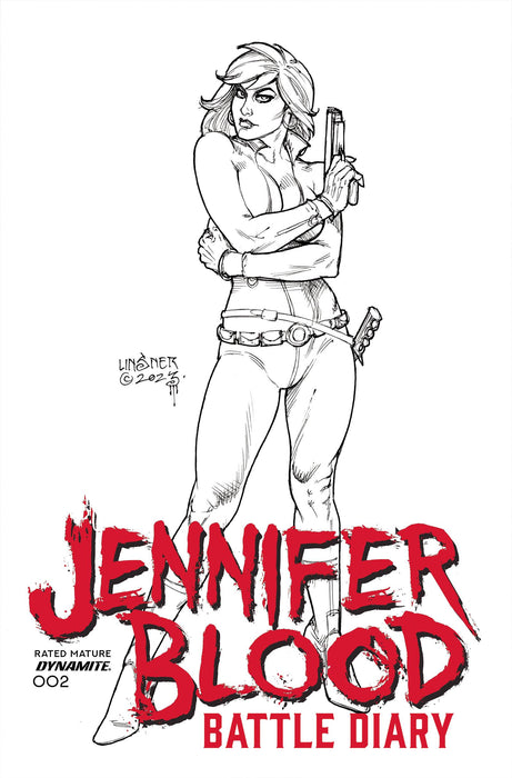 JENNIFER BLOOD BATTLE DIARY #2 CVR D 10 COPY INCV LINSNER LINE ART