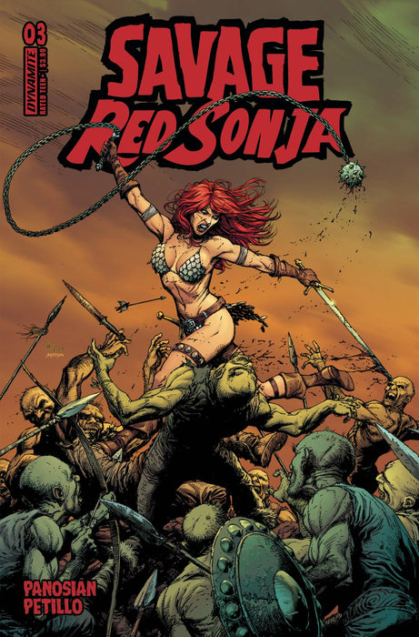 SAVAGE RED SONJA #3 CVR C FRANK