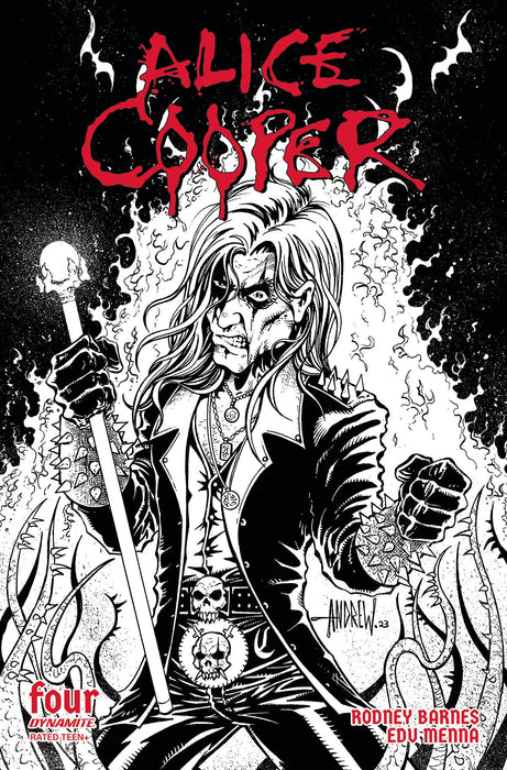 ALICE COOPER #4 CVR D 10 COPY INCV MANGUM LINE ART