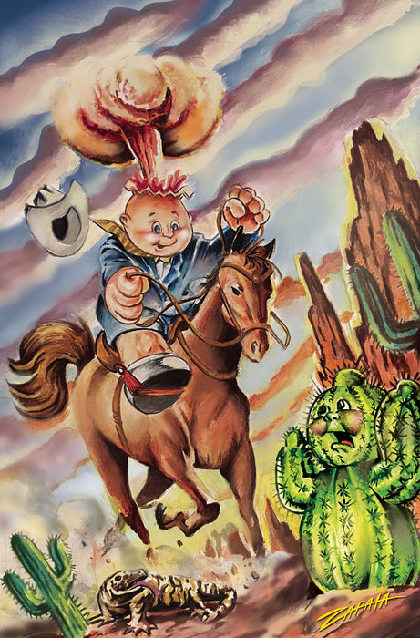 GARBAGE PAIL KIDS THROUGH TIME #4 CVR H 15 COPY INCV ZAPATA VIRGIN