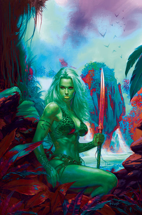 SHEENA QUEEN OF JUNGLE #3 CVR K 5 COPY FOC INCV PARRILLO ULTRAVIOLET VIRGIN