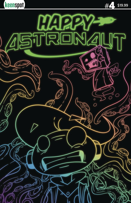 HAPPY ASTRONAUT #4 CVR C MATT RODGERS HOLOFOIL NEON (NOTE PRICE)