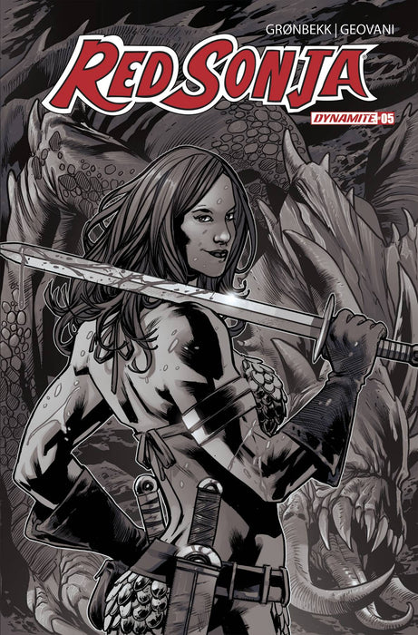 RED SONJA 2023 #5 CVR O 10 COPY FOC INCV HITCH B&W
